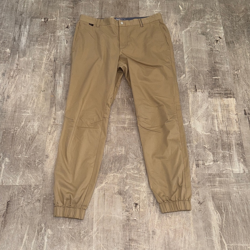 Beige Jogger Pants